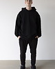 bluzy męskie Bluza z kapturem OVERSIZE Flow Black 3