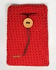 etui na laptopa Etui Macbook laptop handmade czerwony pokrowiec 1