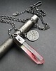wisiory Aztecki  Amulet z kwarcem 1