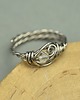 pierścionki - różne Pierścionek kryształ górski wire wrapping 1