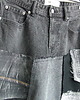spódnice maxi Długa czarna spódnica jeansowa grunge r44 1