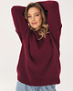 swetry damskie Sweter Cashmere Hug Wino 4