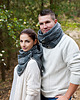tuby i kominy Szal, Komin UNISEX - Ciemnoszary dresowy 6