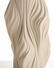 wazony Wazon porcelanowy 35,5x17,5x17,5 cm TWISSTIE beżowy 3