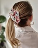 gumki do włosów Gumka jedwabna, scrunchie, frotka wiosenne kwiaty MAXI 7