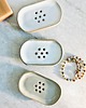 mydelniczki Ceramiczna Mydelniczka - mroźna biel 5