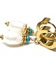 kolczyki pozłacane Kolczyki pozłacane Pearls [white] perły vol. 23 2