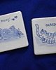 podkładki do kuchni Kafle ręcznie malowane- podkładki ceramiczne koty 1