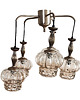 lampy wiszące Żyrandol kaskadowy mid-century modern VEB Narva Leuchten, Niemcy, lata 70. 8