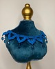 chokery Morski petrol choker naszyjnik koronkowy 1