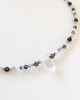chokery Naszyjnik - choker "Protection" z kryształem górskim 1