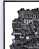 plakaty Mapa - WARSZAWA plakat 3