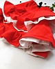 sukienki dla dziewczynki Sukienka Dresowa  Hiszpanka Red&White 3