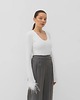 body damskie Body long round Sensual ecru 1