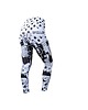 legginsy Sportowe legginsy POP ART black&white 2