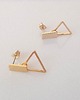 kolczyki pozłacane Kolczyki pozłacane Not Only Triangle 3
