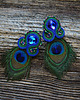 kolczyki soutache Peacock Eye-kolczyki soutache 3