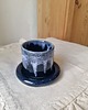 kubki Kubek ceramiczny z talerzykiem/ czarka ze spodkiem 4