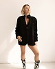 marynarki damskie Marynarka oversize so black 3
