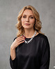 kolie Naszyjnik White & Black Stripes 7072 3