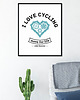 plakaty Plakat. I love cycling 1