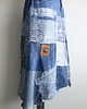 spódnice midi Jeansowa spódnica patchwork  r. 44 4