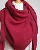 szale damskie Lekka bordowa Chusta muślinowa - Pracownia Zolla 3