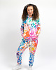 bluza z kapturem damska Damska Bluza Expres Zamek DR.CROW Colourful Pixels 1