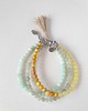 bransoletki z kamieni naturalnych Bransoletka TRIO BOHO ART jadeit, jaspis, seledyn, aqua, żółty 1
