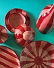 cukiernice Piękna ceramiczna cukiernica, cukierniczka - różowo czerwona handmade 2