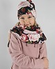 czapki dziecięce Zimowy zestaw ROSE GARDEN 2