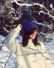 czapki damskie Chabrowa czapka  chunky beanie  z wełną 3