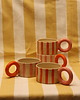 kubki i filiżanki Kubek ceramiczny w paski. Ceramika ręcznie robiona 3