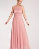 sukienki maxi damskie Elegancka sukienka maxi rozkloszowana z dekoltem halter bez rękawów - M1171 2
