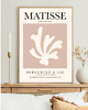 plakaty PLAKAT abstrakcyjny Matisse beżowy obraz 2