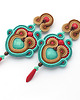 kolczyki soutache Boho kolczyki 2