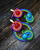 kolczyki soutache Gigi- duże i etniczne kolczyki soutache 3