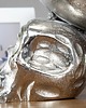 miski i misy Misa Abstract Skull srebrna aluminium 35cm 4