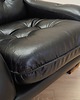 fotele Fotel czarny, włoski design, lata 80, produkcja: Włochy 8