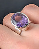 pierścionki srebrne Pierścionek Sułtański  z ametystem 2