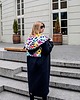 płaszcze damskie Mega długa bluza płaszcz Nepal czarny 1