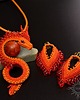 wisiory Cavrenos II, wisior ze smokiem, beading 4