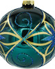 ozdoby choinkowe Bombka okrągła: Szmaragdowy Kwiat 1