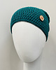 czapki damskie Czapka przejściowa cienka beanie smerf bawełna szmaragd 1