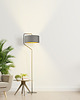 lampy podłogowe Designerska lampa stojąca do salonu w stylu glamour TESALLIA GOLD 1