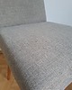 krzesła 2 krzesla patyczki PRL po renowacji; szare; kawiarniane 2