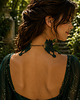 chokery Naszyjnik koronkowy Emerald Whisper 2
