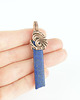 wisiory Wisiorek wire wrapping z lapis lazuli 3