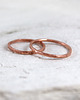 obrączki Nierówna - miedziana obrączka - outlet* 2