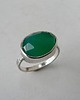 pierścionki srebrne Pierścionek -zielono mi-- 1
